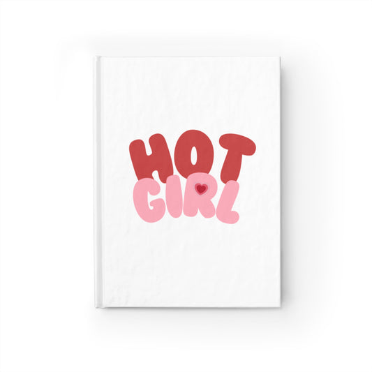 Hot Girl Journal - Ruled Line