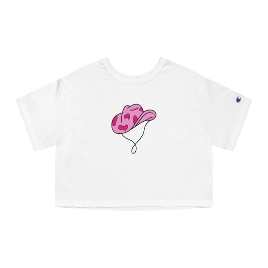 Cowgirl Hat Cropped T-Shirt